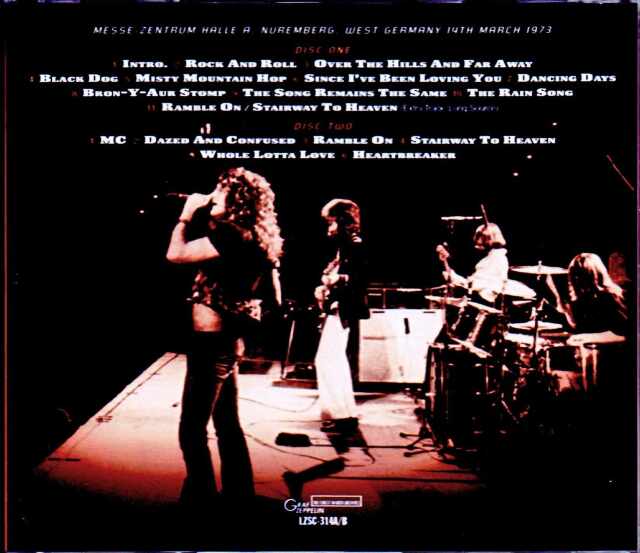 レッドツェッペリン Led Zeppelin レッド・ツェッペリン/West Germany 3.14.1973 & more