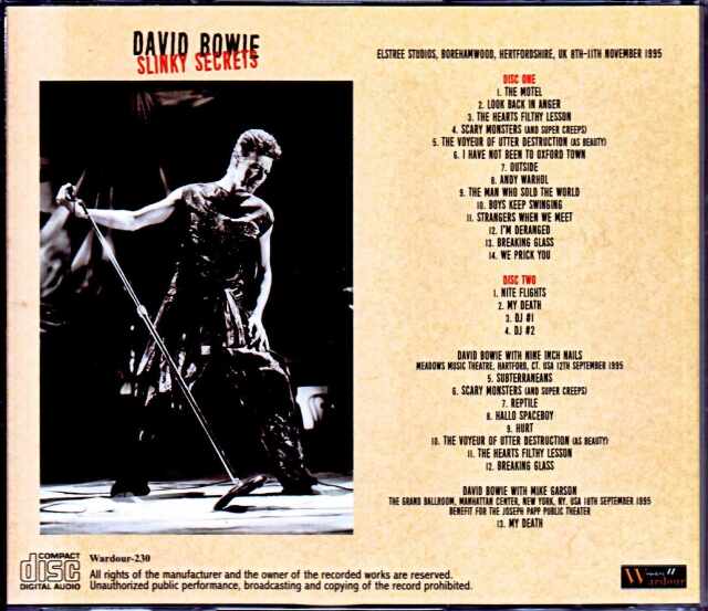 DAVID BOWIE 直筆サイン入りCD OUTSIDE Outside - Amazon.com Music