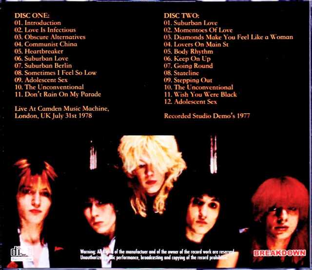 Japan ジャパン/London,UK 1978 & Studio Demos 1977