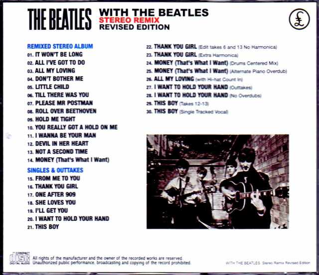 Beatles ビートルズ/ウィズ・ザ・ビートルズ With the Beatles Stereo Remix Revised Edition