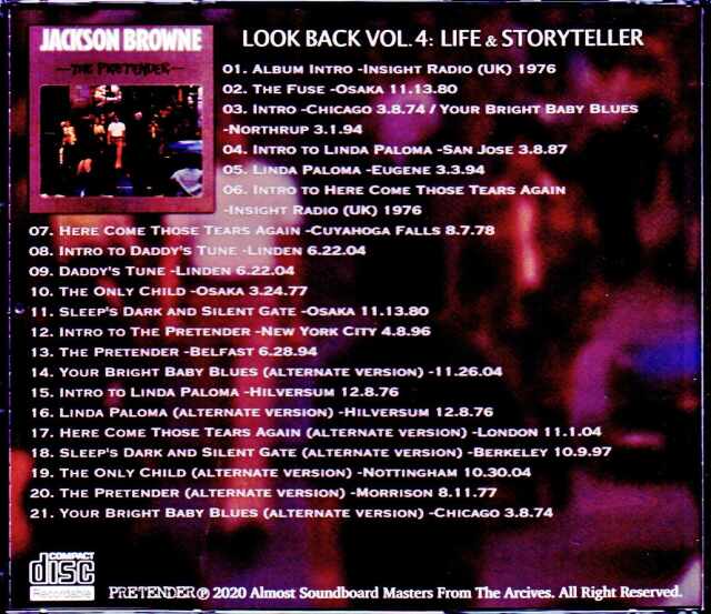 初回盤‼️帯付き美品『ジャクソン・ブラウン　プリテンダー』1987年　旧規格 Jackson Browne ジャクソン・ブラウン/ザ・プリテンダー
