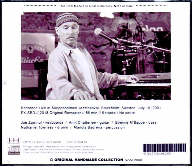 Zawinul Syndicate Joe Zawinul ジョー・ザヴィヌル/Sweden 2001