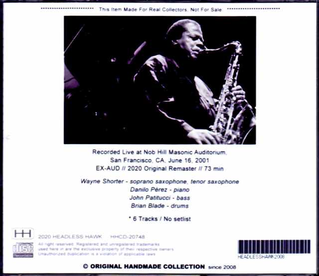 Wayne Shorter Quartet ウェイン・ショーター/CA,USA 2001