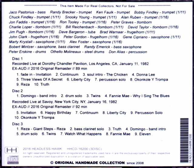 Jaco Pastorius Word of Mouth Big Band,Randy Brecker ジャコ