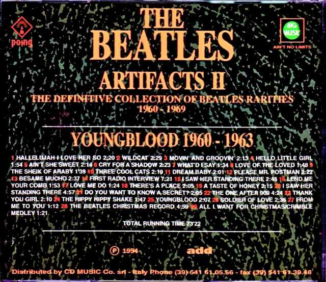 ★THE BEATLES/ビートルズ/YOUNGBLOOD The Beatles 'YOUNGBLOOD' :BVP 005 / 'YOUNGBLOODS' + 'Dec
