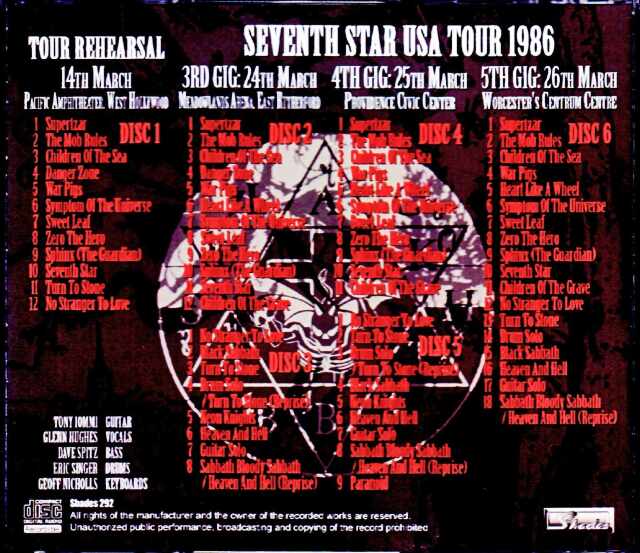 Black Sabbath ブラック・サバス/グレン・ヒューズ時代 音源集 Black Sabbath ブラック・サバス/グレン・ヒューズ時代 音源集