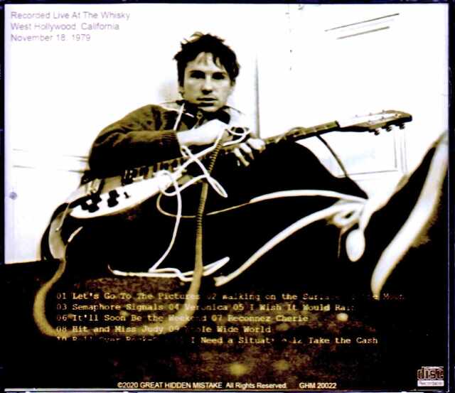 Wreckless Eric – レックレス・エリック・ファースト PROMO Wreckless Eric レックレス・エリック/CA,USA 1979