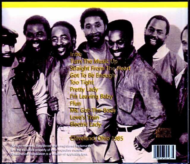 Con Funk Shun コン・ファンク・シャン/OH,USA 1985