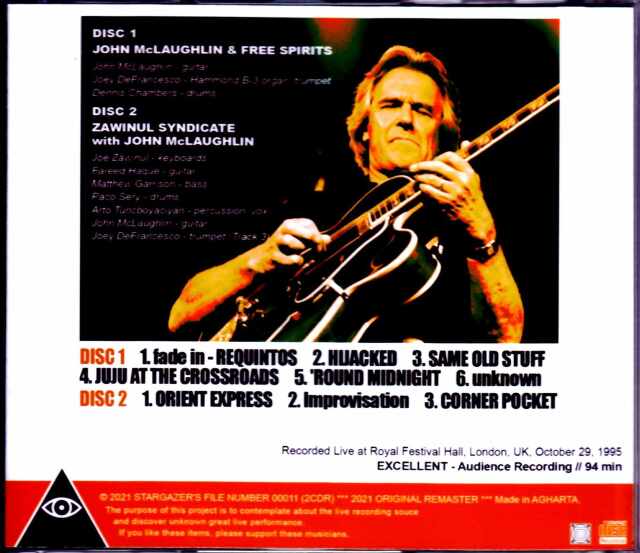 John McLaughlin Free Spirits,Zawinul Syndicate ジョン