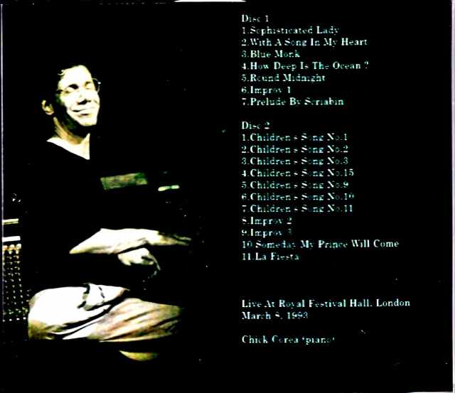Chick Corea チック・コリア/London,UK 1993