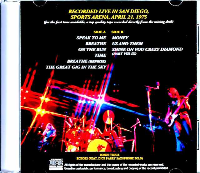 高音質盤/PINK FLOYD/ ピンク•フロイド/MFSL1-202/レコード ソニーミュージック Pink Floyd ピンク・フロイド 狂気 ＜完全