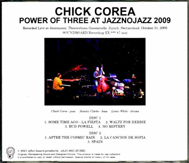 Chick Corea,Stanley Clarke,Lenny White ex Return to Forever チック