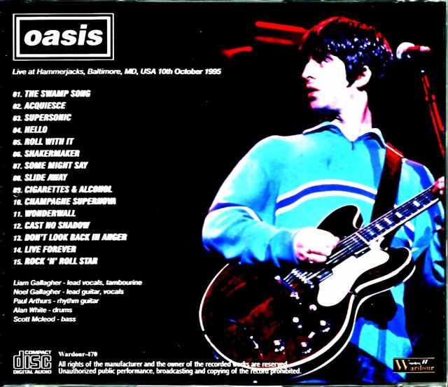 最安価格 Oasis オアシス/MD,USA 1995 コレクション