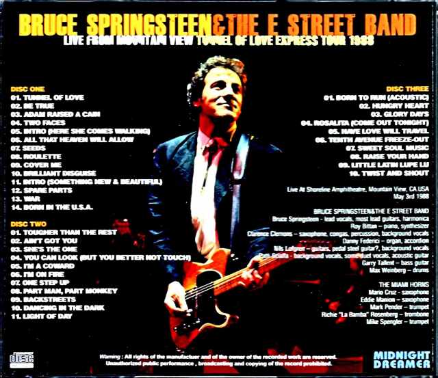 ◾️未開封新品/ブルース・スプリングスティーン/1978年ロキシークラブギグ/4L Bruce Springsteen - Prove It All Night - Largo live 1978