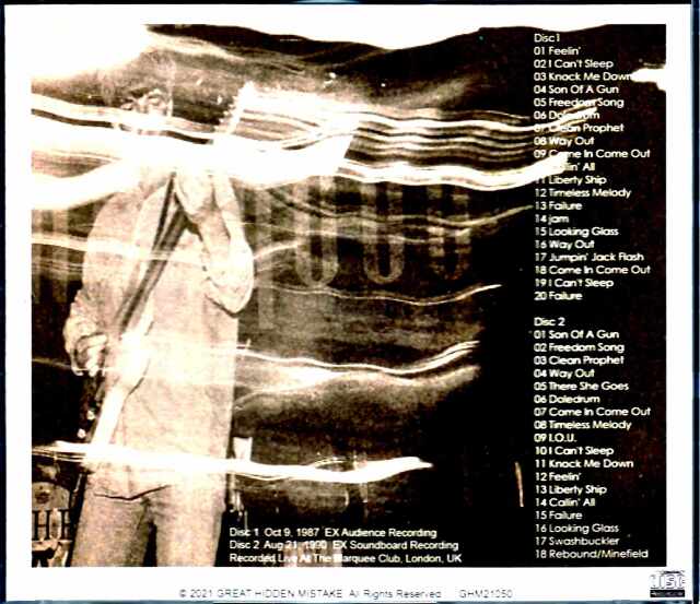 La's ラーズ/London,UK 1987 & more