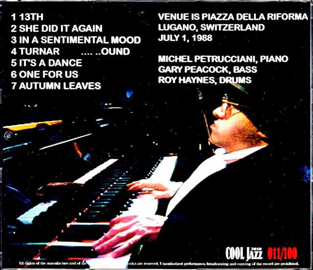 Michel Petrucciani ミシェル・ペトルチアーニ/Switzerland 1988