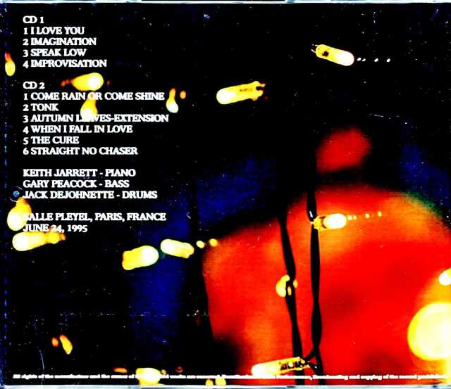 Keith Jarrett Trio キース・ジャレット/France 6.24.1995