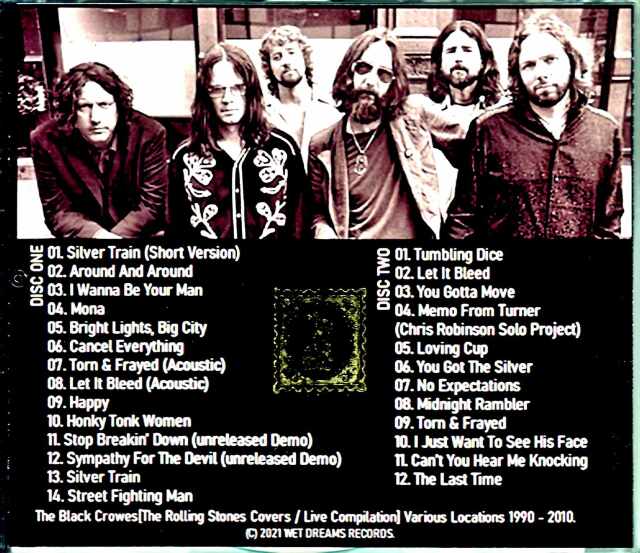 The Black Crowes インスタントライブ 4枚セット Black Crowes ブラック・クロウズ/Stones Cover Live Takes
