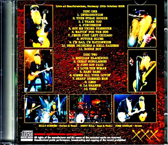 ZZ Top ZZ・トップ/Germany 2002