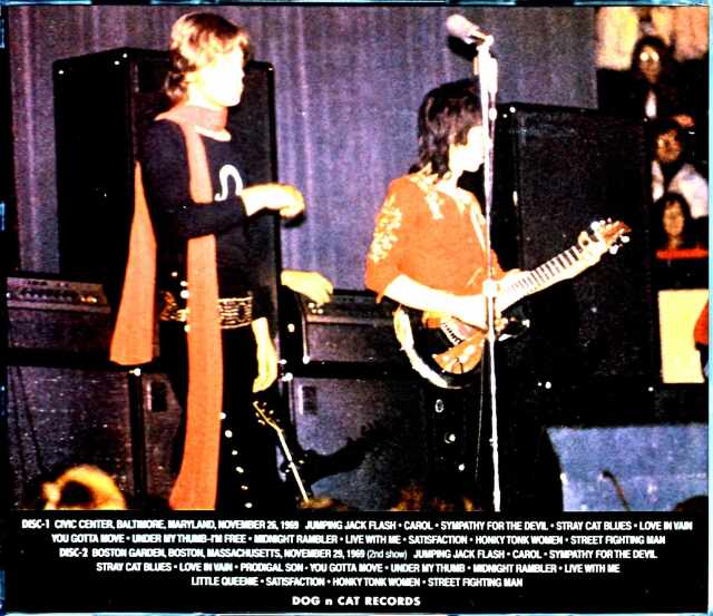 Rolling Stones ローリング・ストーンズ/MA,USA 1969 2Shows