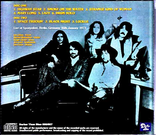 DEEP PURPLE ディープパープル1973コンサート プログラム　パンフ DEEP PURPLE ディープパープル1973コンサート プログラム パンフ