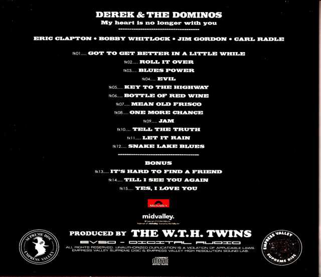 Derek & the Dominos デレク・アンド・ザ・ドミノス/幻のセカンド