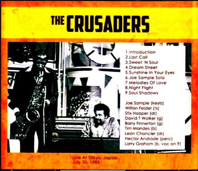 Crusaders クルセイダーズ/Tokyo,Japan 1983