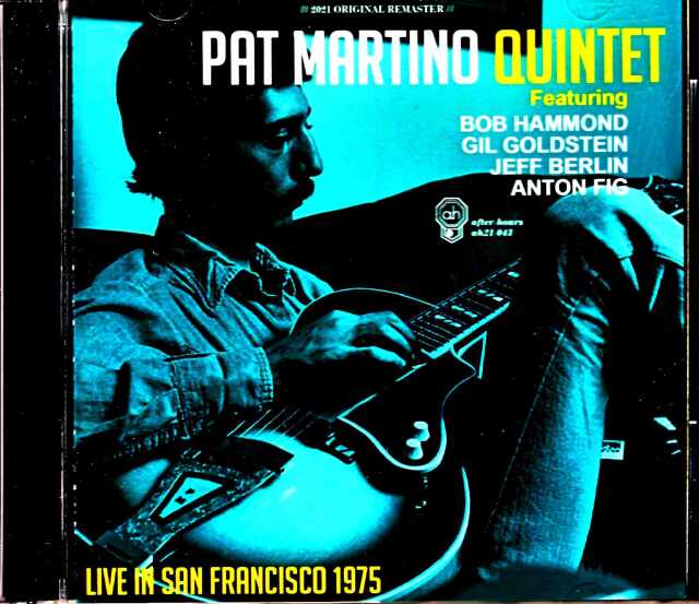 Pat Martino Quintet パット・マルティーノ/CA,USA 1975 Complete
