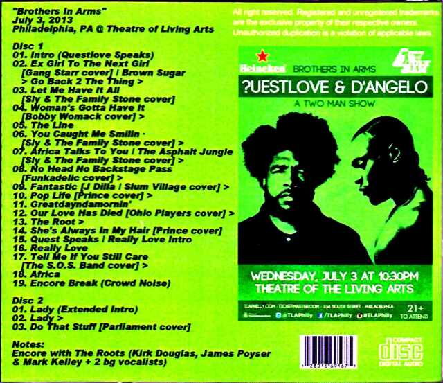 D'Angelo ディアンジェロ/PA,USA 2013