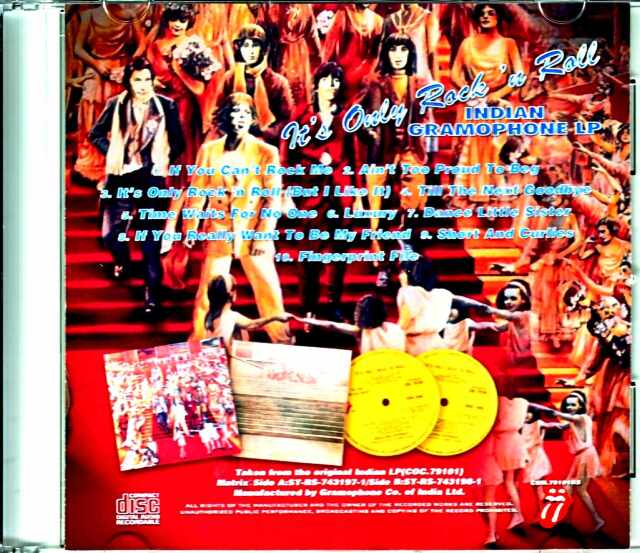 Rolling Stones ローリング・ストーンズ/It's Only Rock 'N Roll