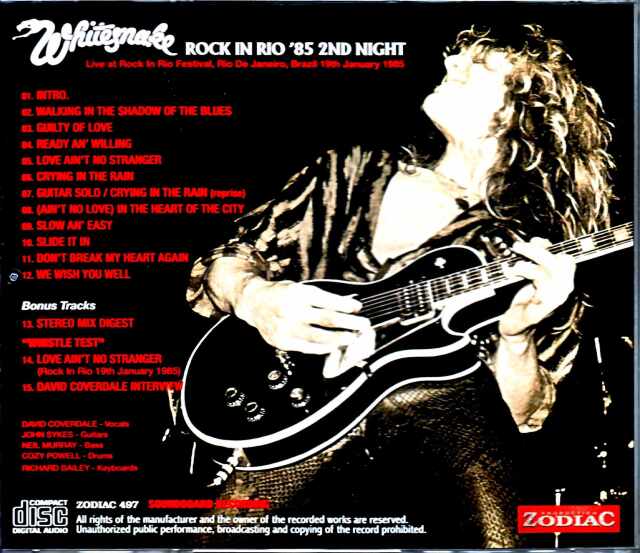ホワイトスネイク/スーパーロック'84+ジョン・ロード WHITESNAKE Amazon.co.jp: スーパーロック '84+ジョン・ロード:ホワイト