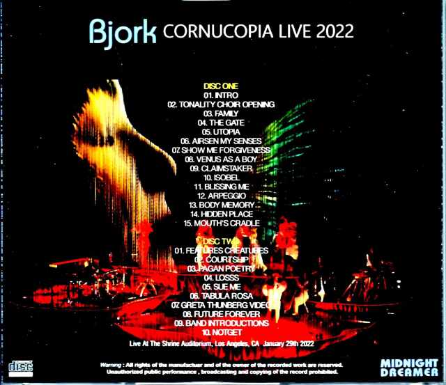 Bjork ビョーク/CA,USA 1.29.2022