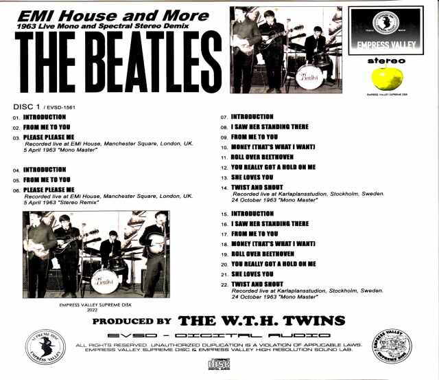 Beatles ビートルズ/EMI社でのプライベート・パフォーマンス London,UK