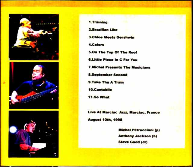 Michel Petrucciani Trio Anthony Jackson Steve Gadd ミシェル