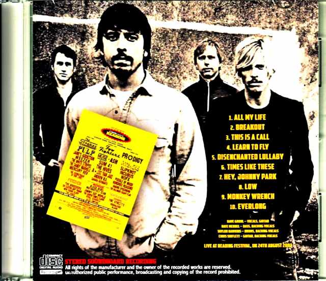 Foo Fighters フー・ファイターズ/England,UK 2002