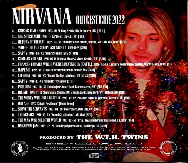 Nirvana ニルヴァーナ/アウトセスティサイド 2022年 Nirvana ニルヴァーナ/アウトセスティサイド 2022年