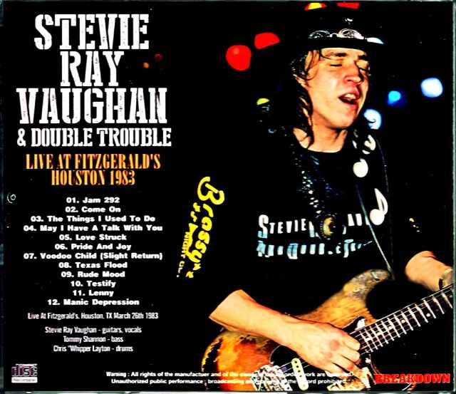 Stevie Ray Vaughan & Double Trouble スティーヴィー・レイ