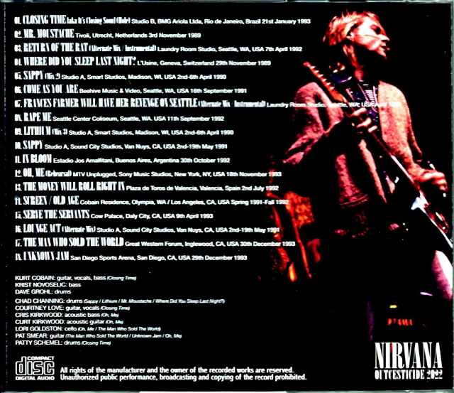 Nirvana ニルヴァーナ/Rare Tracks Remastered & Revised Edition Nirvana ニルヴァーナ/Rare Tracks Remastered & Revised Edition