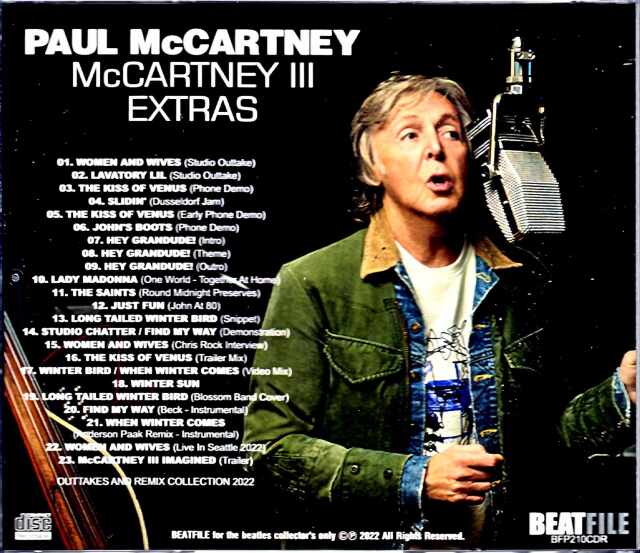 Paul McCartney ポール・マッカートニー/McCartney III Outtakes and
