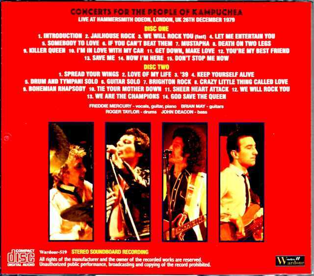 Queen クィーン/London,UK 1979 Upgrade