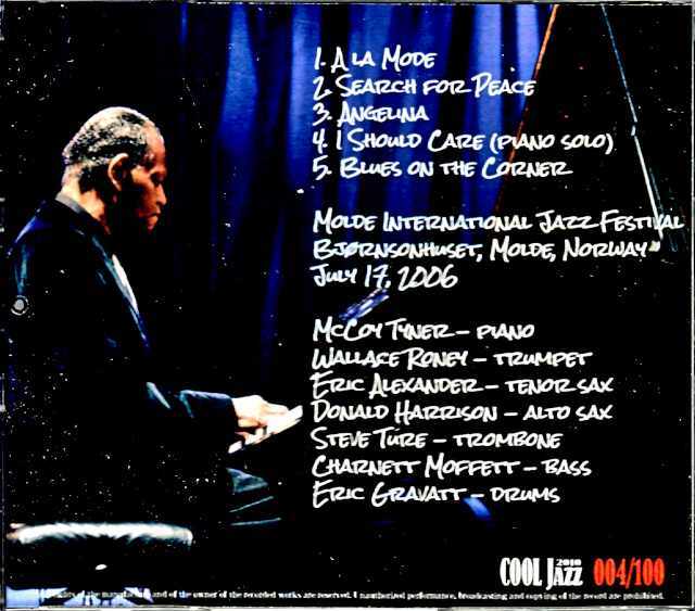 McCoy Tyner Trio マッコイ・タイナー/Norway 2006
