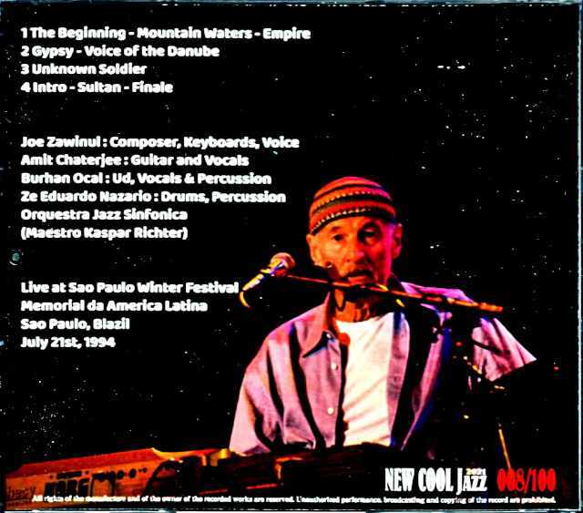Joe Zawinul ジョー・ザヴィヌル/Brazil 1994