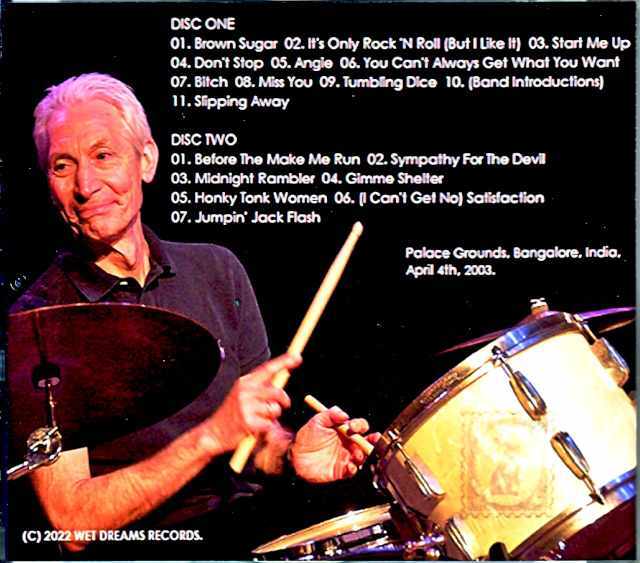 Rolling Stones ローリング・ストーンズ/India 2003 Complete