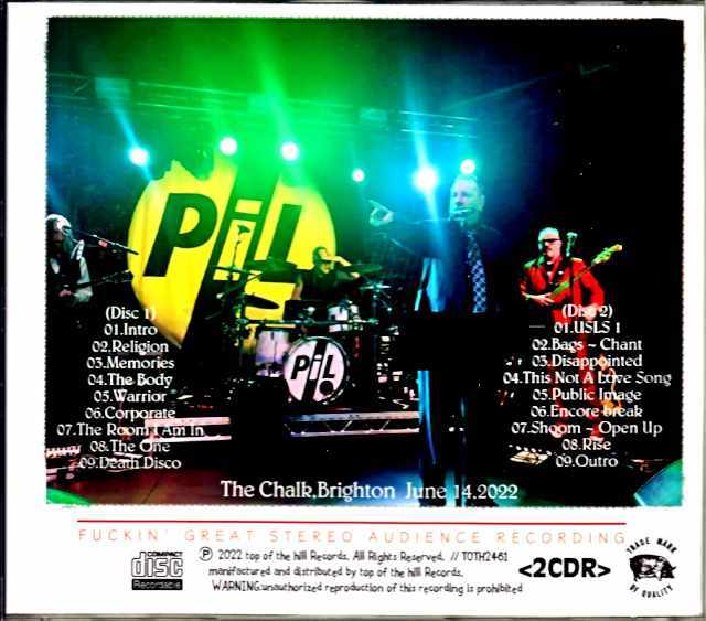 P.I.L. Public Image Ltd パブリック・イメージ・リミテッド/England