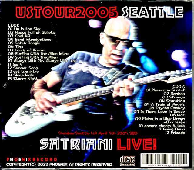 Joe Satriani ジョー・サトリアーニ/WA,USA 2005