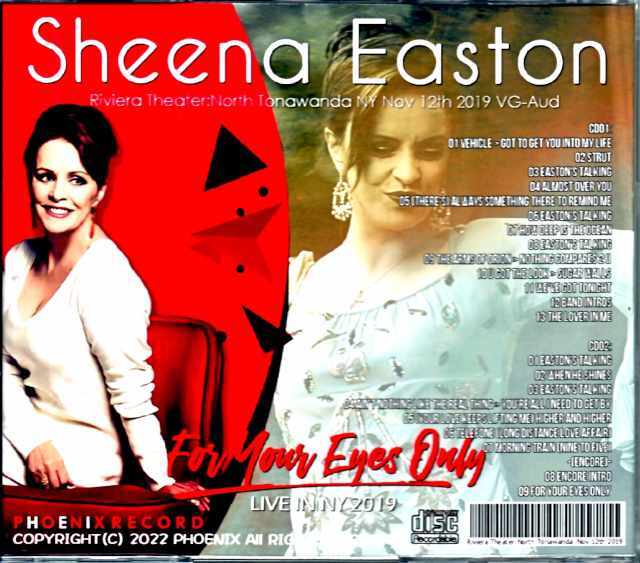 シーナ・イーストン／ Sheena Easton シーナ・イーストン/NY,USA 2019