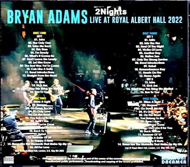 ブライアンアダムス BRYAN ADAMS - ウドー音楽事務所