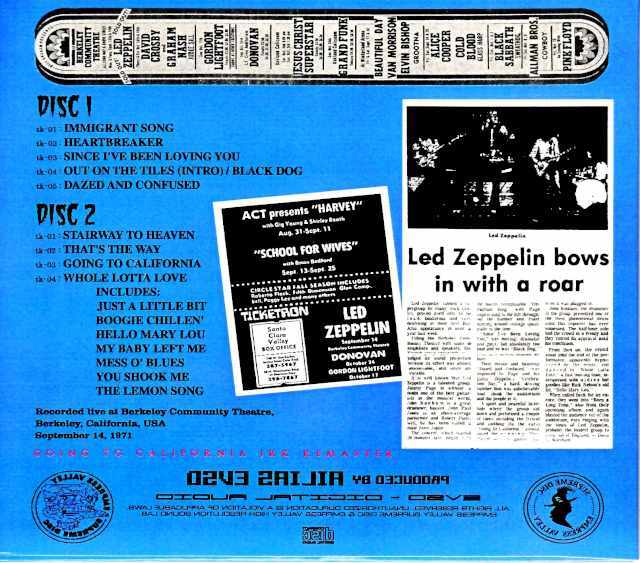 Led Zeppelin レッド・ツェッペリン/Going to California JRK Remaster