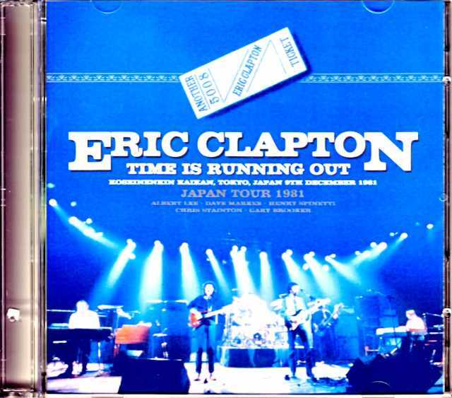 Eric Clapton エリック・クラプトン/Tokyo,Japan 12.9.1981