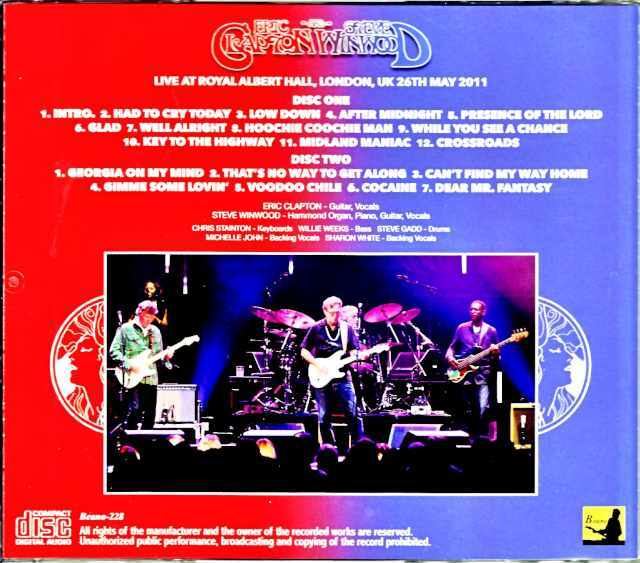 セール 一番安い Eric スティーヴ エリック・クラプトン Winwood Steve Clapton 洋楽
